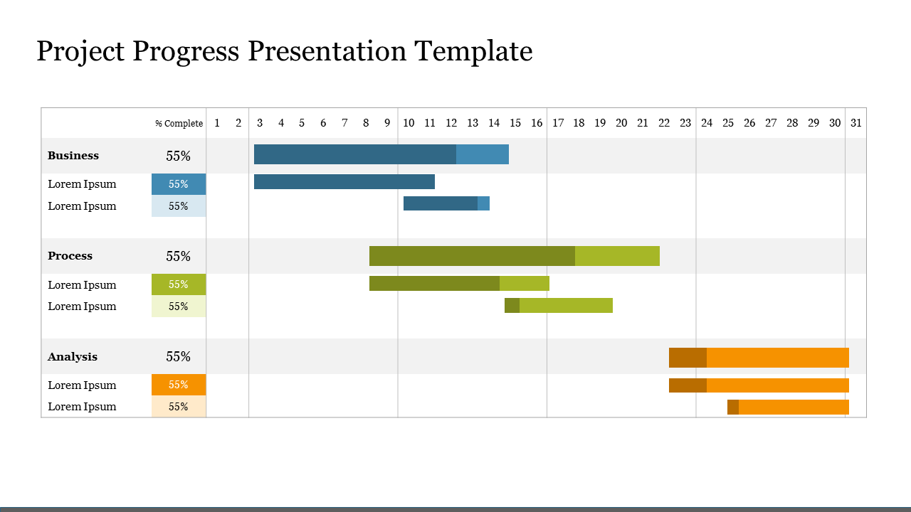 presentation on project progress